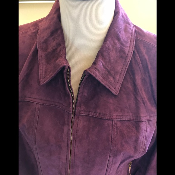 Coldwater Creek Leather Jacket - Picture 2 of 4